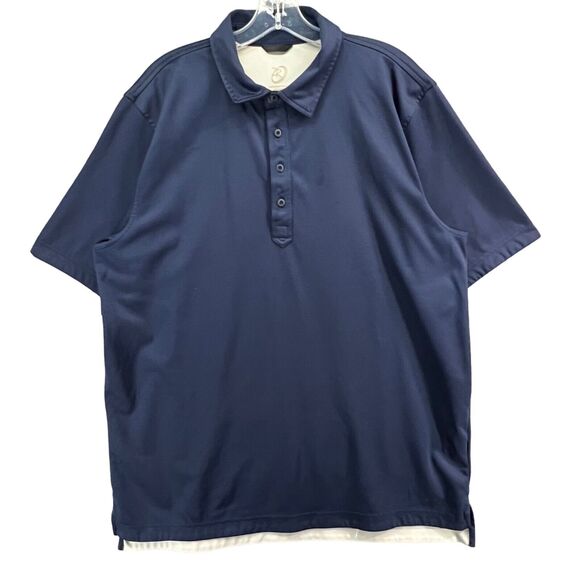 Zero Restriction Tour Series Polo Shirt Mens XL Blue Performance Golf Quick Dry - Picture 1 of 14
